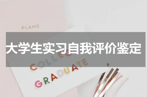 大学生实习自我评价鉴定