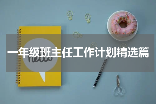 一年级班主任工作计划精选篇