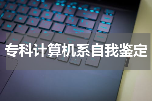 专科计算机系自我鉴定
