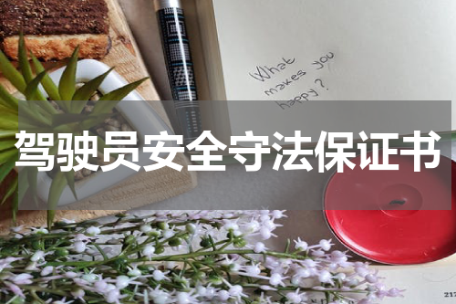 驾驶员安全守法保证书