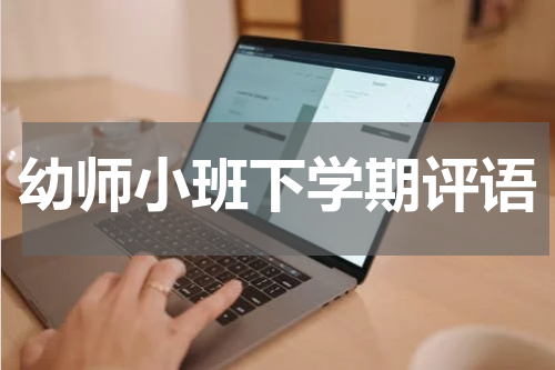 幼师小班下学期评语