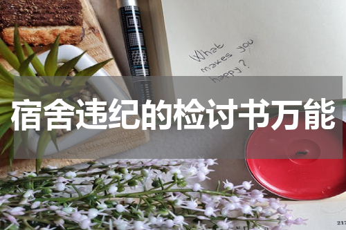 宿舍违纪的检讨书万能