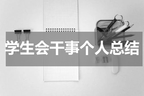 学生会干事个人总结