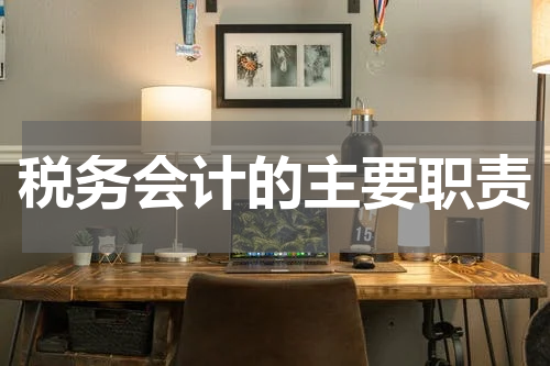 税务会计的主要职责
