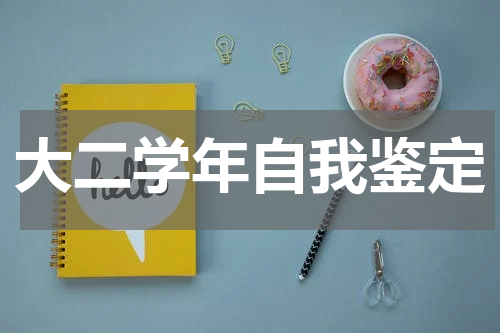 大二学年自我鉴定