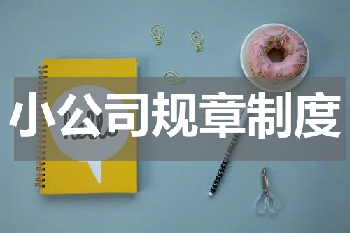 小公司规章制度