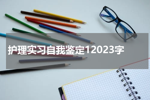 护理实习自我鉴定12023字