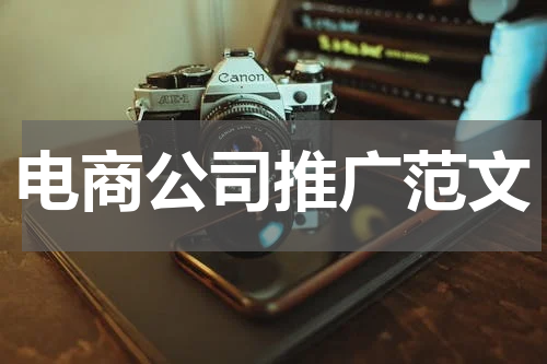 电商公司推广范文