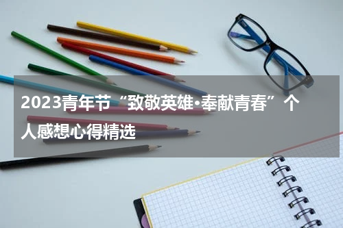 2023青年节“致敬英雄·奉献青春”个人感想心得精选