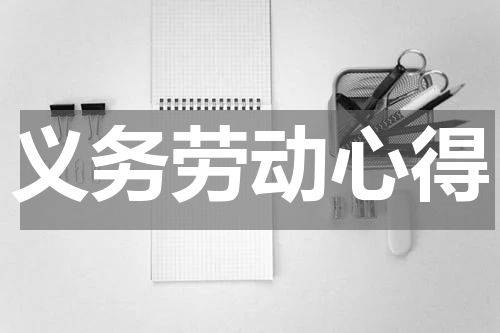 义务劳动心得