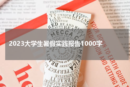 2023大学生暑假实践报告1000字