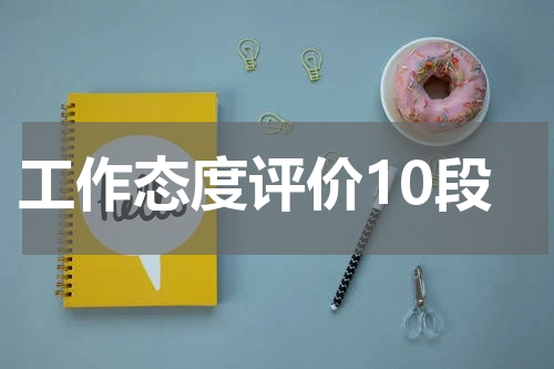 工作态度评价10段