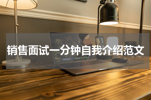 销售面试一分钟自我介绍范文