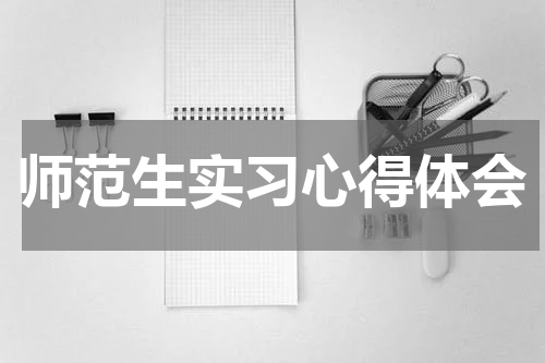 师范生实习心得体会