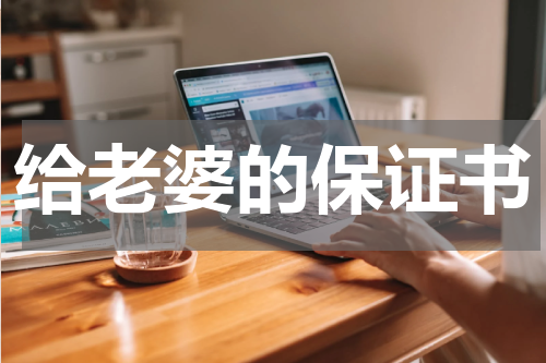 给老婆的保证书