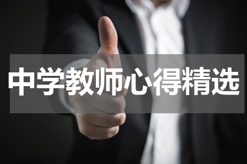 中学教师心得精选