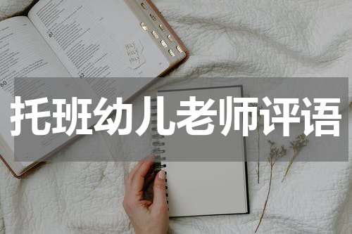 托班幼儿老师评语