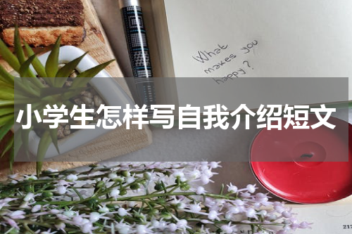 小学生怎样写自我介绍短文