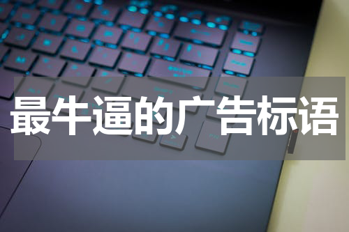最牛逼的广告标语