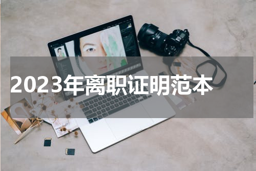 2023年离职证明范本