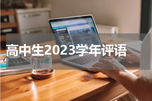 高中生2023学年评语