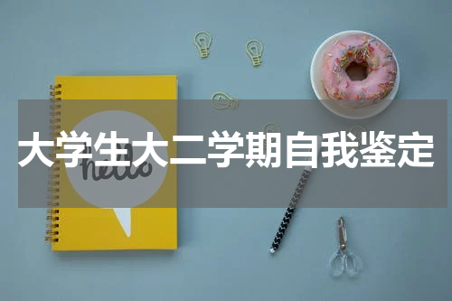 大学生大二学期自我鉴定