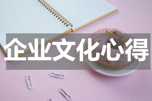 企业文化心得