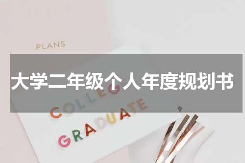 大学二年级个人年度规划书