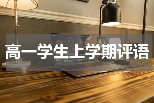 高一学生上学期评语