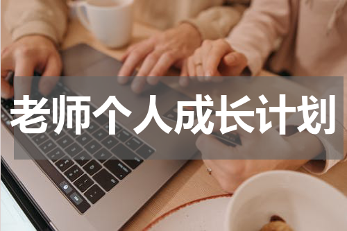 老师个人成长计划