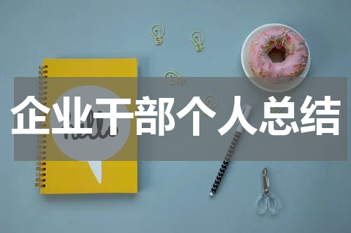 企业干部个人总结