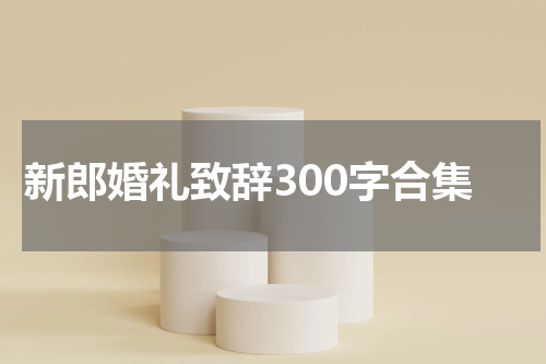 新郎婚礼致辞300字合集