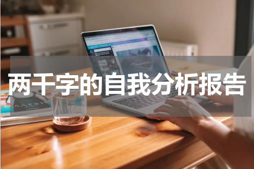 两千字的自我分析报告