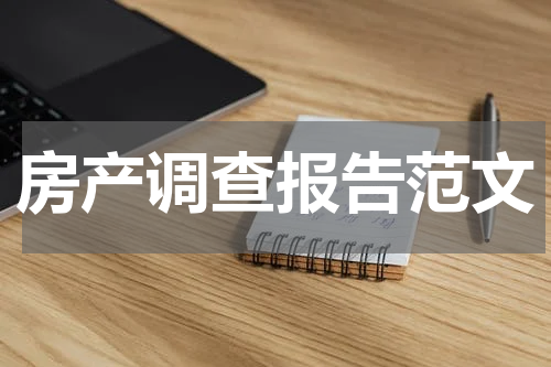 房产调查报告范文