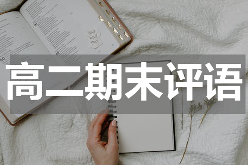 高二期末评语