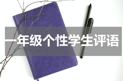 一年级个性学生评语