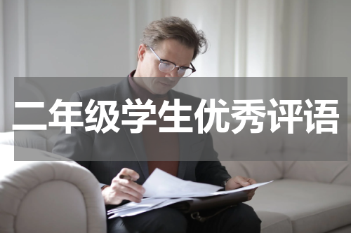 二年级学生优秀评语