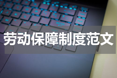 劳动保障制度范文