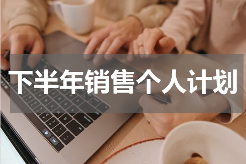 下半年销售个人计划