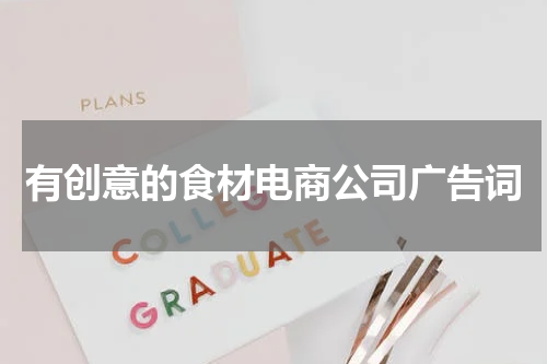 有创意的食材电商公司广告词