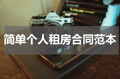 简单个人租房合同范本