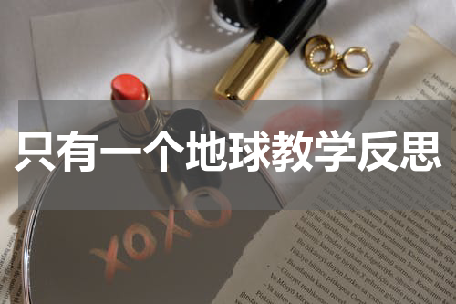 只有一个地球教学反思