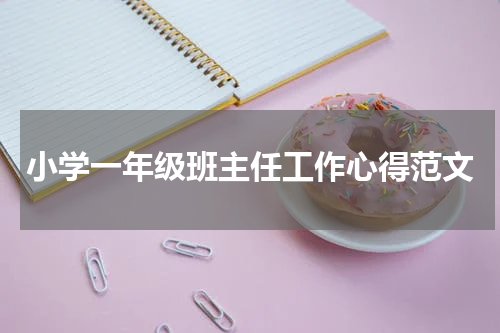 小学一年级班主任工作心得范文