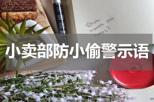 小卖部防小偷警示语