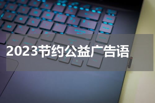 2023节约公益广告语