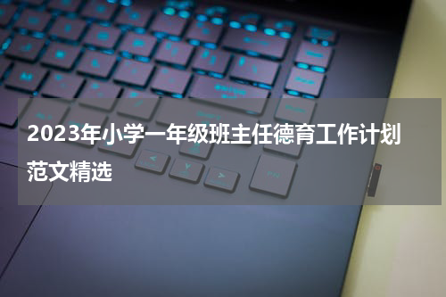 2023年小学一年级班主任德育工作计划范文精选