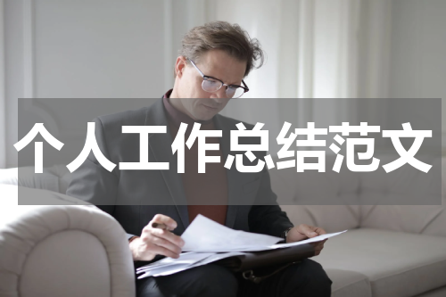 个人工作总结范文