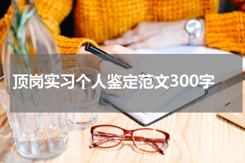 顶岗实习个人鉴定范文300字