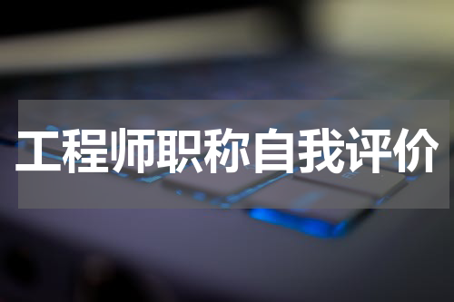 工程师职称自我评价