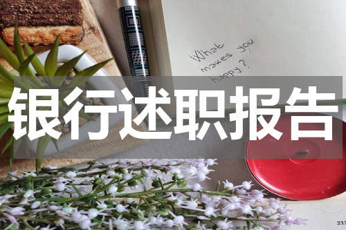 银行述职报告